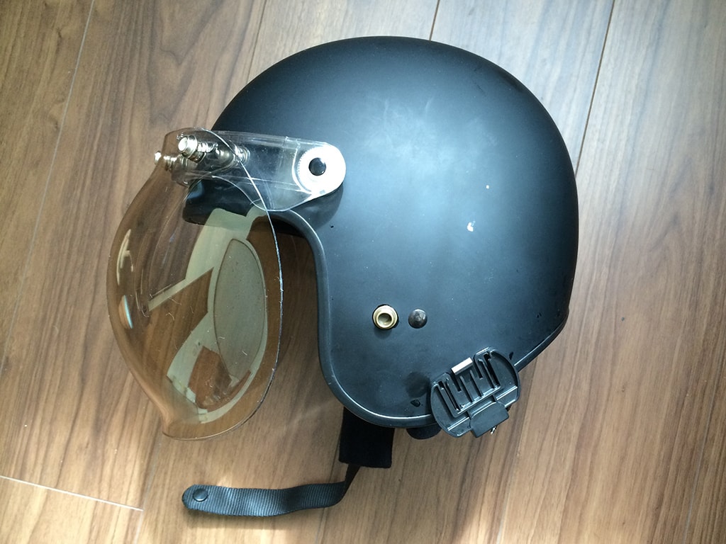 ジェットヘルメットとバブルシールド | Unsettled Line